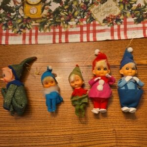 Vintage Elf Doll Set